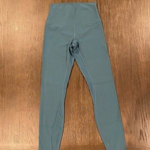 Teal Lululemon Align 28in Leggings